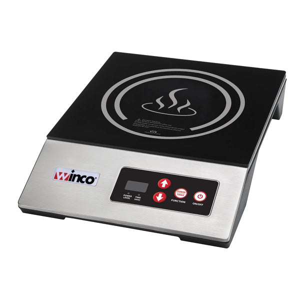 Winco EIC-400E Commercial Countertop Induction Range / Cooker - 120v, 1800w