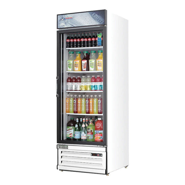 Everest Refrigeration EMGR20 24 3/4" Bottom Mount Glass Door Refrigerated Merchandiser, 115 V, 1 Phase, 60 Hz