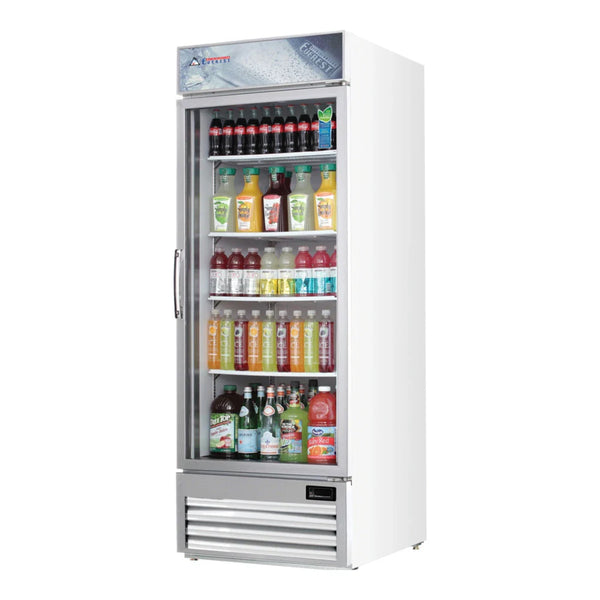 Everest Refrigeration EMGR24U 29 1/8" Bottom Mount Glass Door Refrigerated Merchandiser, 115 V, 1 Phase, 60 Hz