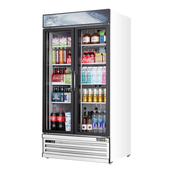 Everest Refrigeration EMSGR33 39 3/8" Bottom Mount Glass Door Refrigerated Merchandiser, 115 V, 1 Phase, 60 Hz