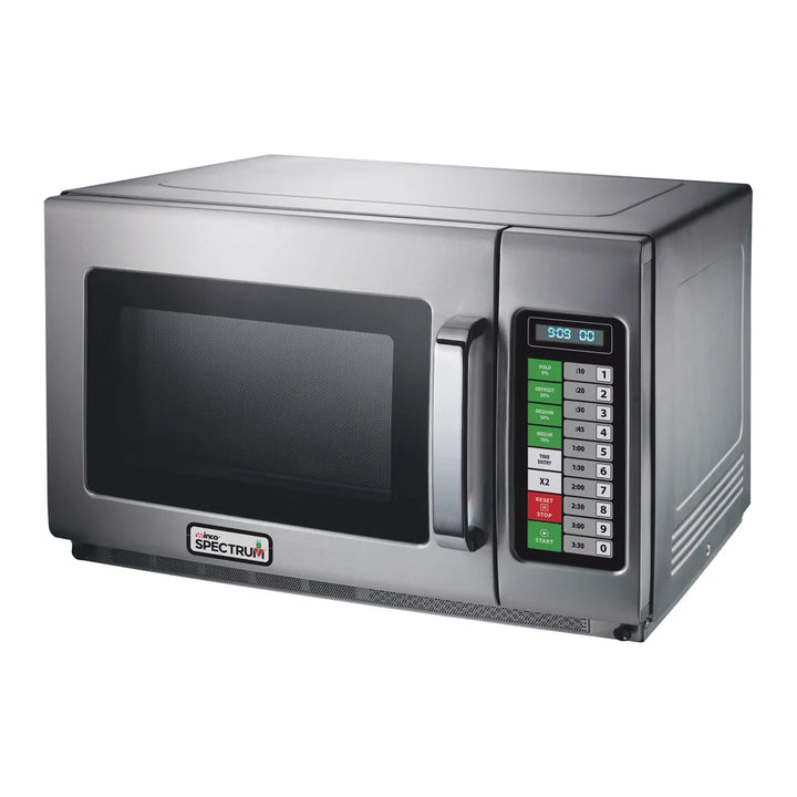 Winco EMW-1800AT Silver Commercial-Grade Microwave Oven, 1.2 Cubic Feet, 1800W