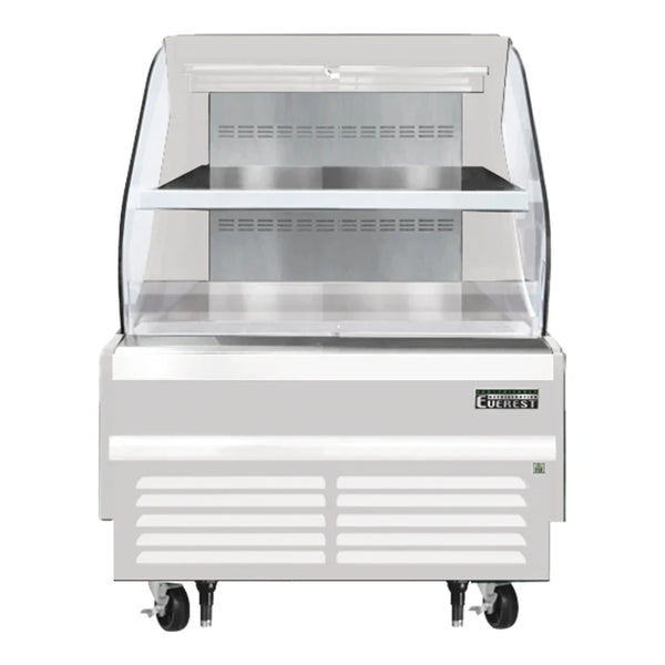 Everest Refrigeration EOMH-36-W-35-T 37 1/4" Bottom Mount Open Air Horizontal Refrigerated Merchandiser, 115 V, 1 Phase, 60 Hz