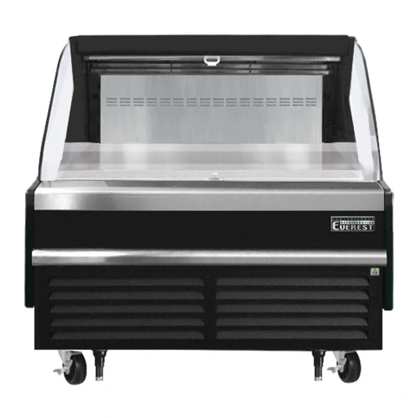 Everest Refrigeration EOMH-48-B-35-S 48" Bottom Mount Open Air Horizontal Refrigerated Merchandiser, 115 V, 1 Phase, 60 Hz