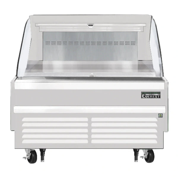 Everest Refrigeration EOMH-48-W-35-S 48" Bottom Mount Open Air Horizontal Refrigerated Merchandiser, 115 V, 1 Phase, 60 Hz