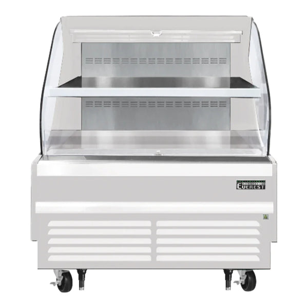 Everest Refrigeration EOMH-48-W-35-T 48" Bottom Mount Open Air Horizontal Refrigerated Merchandiser, 115 V, 1 Phase, 60 Hz