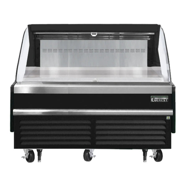 Everest Refrigeration EOMH-60-B-35-S 60" Bottom Mount Open Air Horizontal Refrigerated Merchandiser, 115 V, 1 Phase, 60 Hz