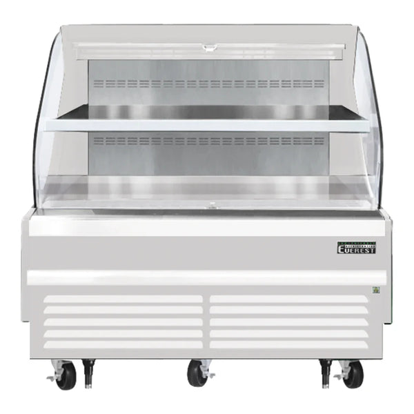 Everest Refrigeration EOMH-60-W-35-T 60" Bottom Mount Open Air Horizontal Refrigerated Merchandiser, 115 V, 1 Phase, 60 Hz