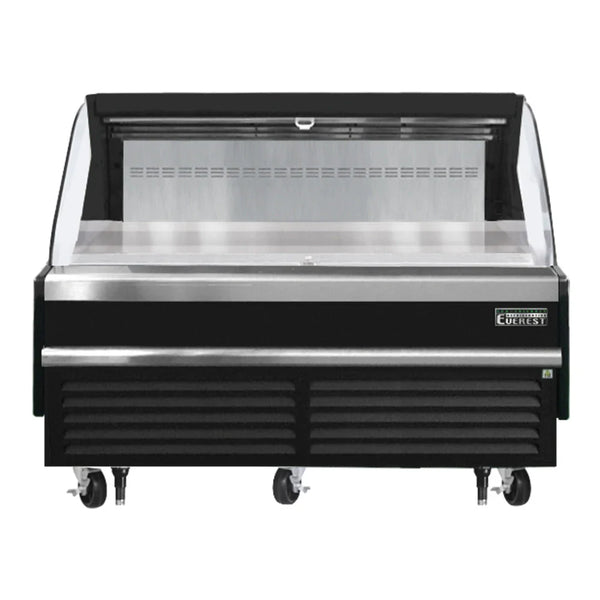 Everest Refrigeration EOMH-72-B-35-S 73 1/4" Bottom Mount Open Air Horizontal Refrigerated Merchandiser, 115 V, 1 Phase, 60 Hz