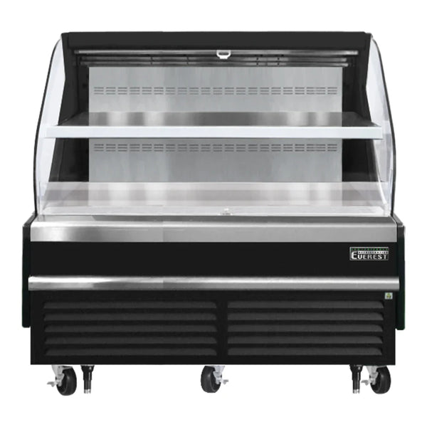 Everest Refrigeration EOMH-72-B-35-T 73 1/4" Bottom Mount Open Air Horizontal Refrigerated Merchandiser, 115 V, 1 Phase, 60 Hz