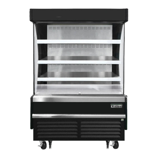 Everest Refrigeration EOMV-48-B-28-S 48" Bottom Mount Open Air Vertical Refrigerated Merchandiser, 115 V, 1 Phase, 60 Hz