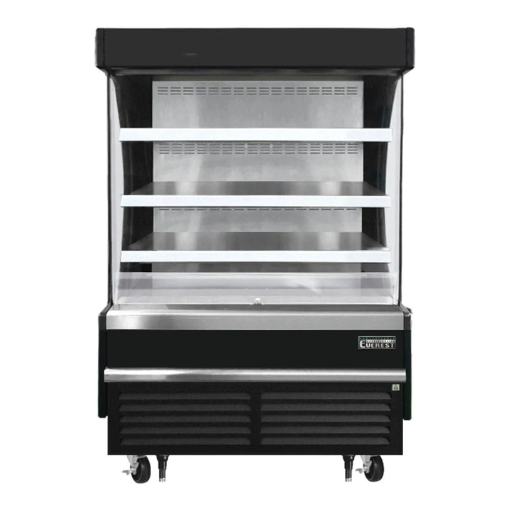 Everest Refrigeration EOMV-48-B-28-S 48" Bottom Mount Open Air Vertical Refrigerated Merchandiser, 115 V, 1 Phase, 60 Hz