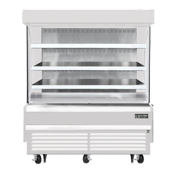 Everest Refrigeration EOMV-60-W-28-S 60" Bottom Mount Open Air Vertical Refrigerated Merchandiser, 115 V, 1 Phase, 60 Hz