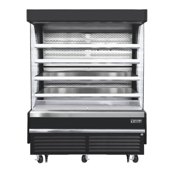 Everest Refrigeration EOMV-72-B-28-T 73 1/4" Bottom Mount Open Air Vertical Refrigerated Merchandiser, 230 V, 1 Phase, 60 Hz