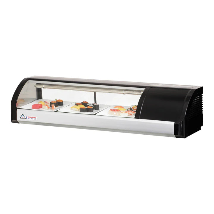 Everest Refrigeration ESC47R 47 1/4" Right Mount Countertop Refrigerated Display Sushi Case , 115 V, 1 Phase, 60 Hz