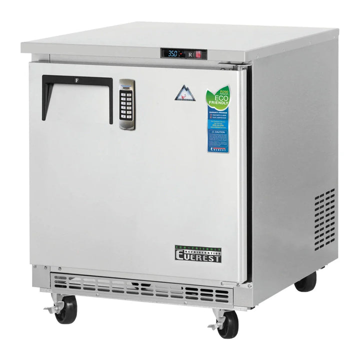 Everest Refrigeration ETBF1-LAB 27 3/4" Back Mount Undercounter Laboratory Freezer, 115 V, 1 Phase, 60 Hz