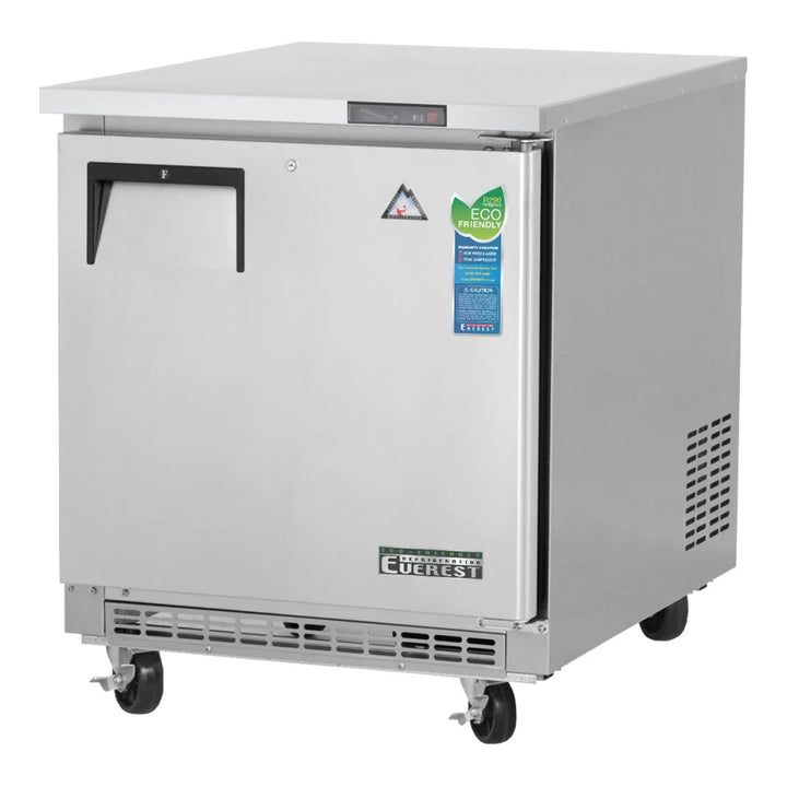 Everest Refrigeration ETBF1 27 3/4" Back Mount Solid Door Undercounter Freezer, 115 V, 1 Phase, 60 Hz