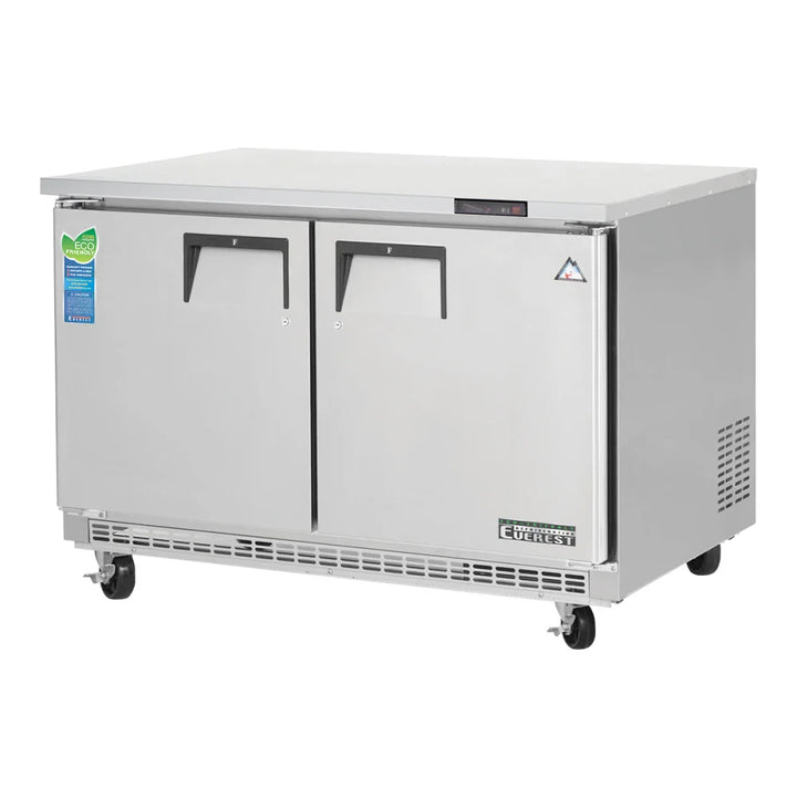 Everest Refrigeration ETBF2 47 1/2" Back Mount Solid Door Undercounter Freezer, 115 V, 1 Phase, 60 Hz