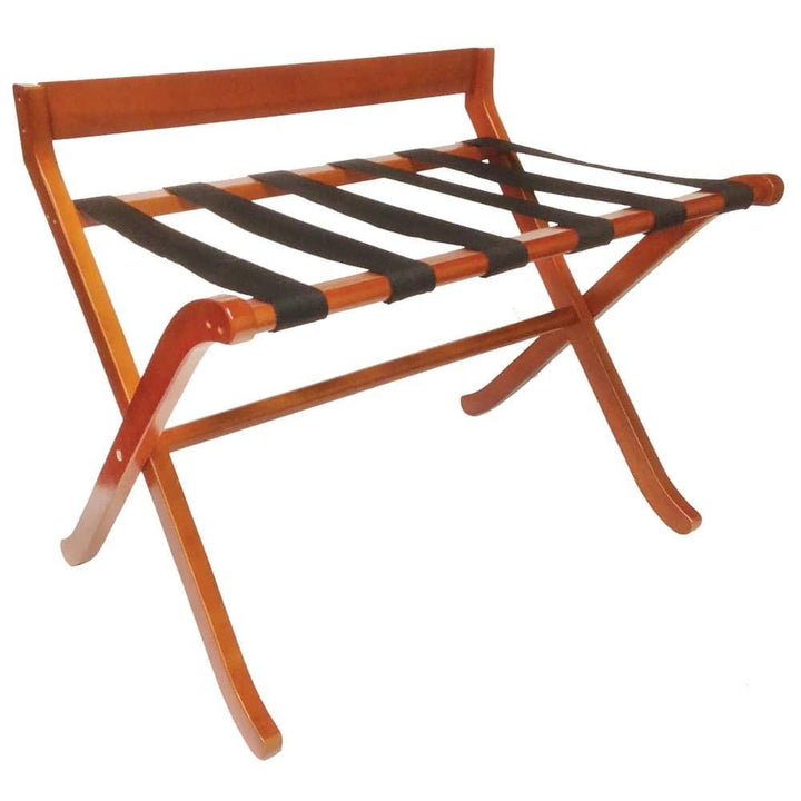 Extra-Wide Wood Luggage Rack