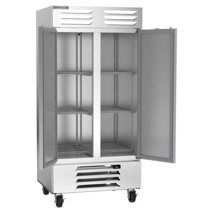 Beverage-Air FB35HC-1S 40" Vista Series 2 Section Solid Door Reach-In Freezer