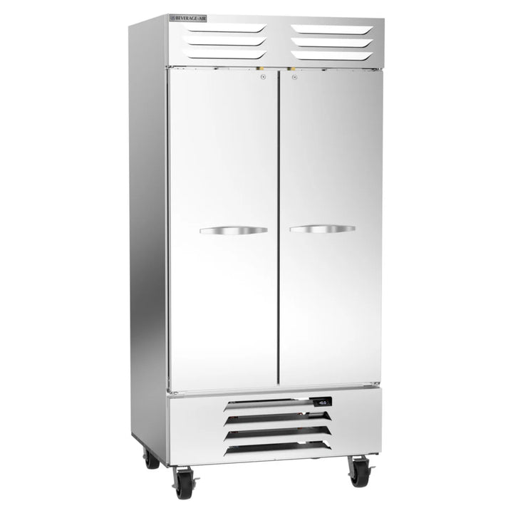 Beverage-Air FB35HC-1S 40" Vista Series 2 Section Solid Door Reach-In Freezer