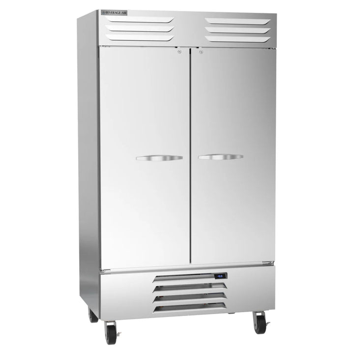 Beverage-Air FB44HC-1S 47" Vista Series 2 Section Solid Door Reach-In Freezer 44 cu. ft.