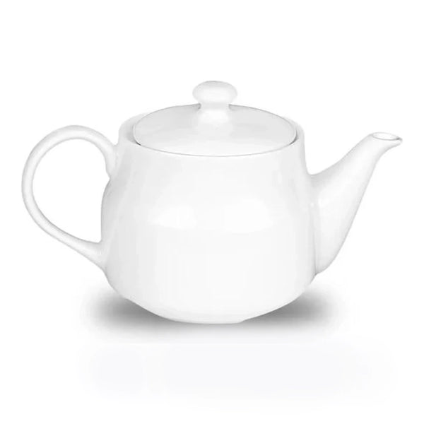 Furtino England Finesse 13.5oz/40cl White Round Porcelain Coffee Pot, Pack of 12