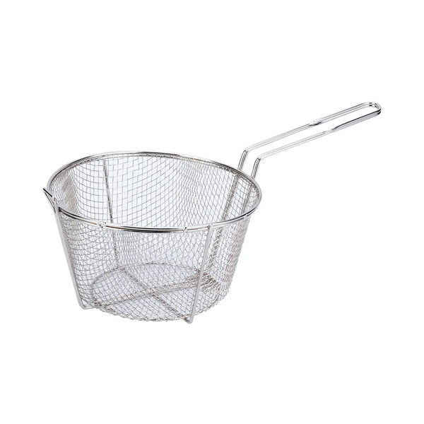 CAC China FBR4-8 Nickel-Plated Fry Basket with 1/4", Mesh, 8-1/2",