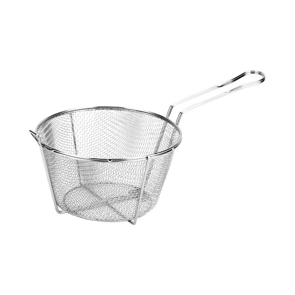 CAC China FBR8-009 Nickel-Plated Fry Basket with 1/8", Mesh, 9-1/2",