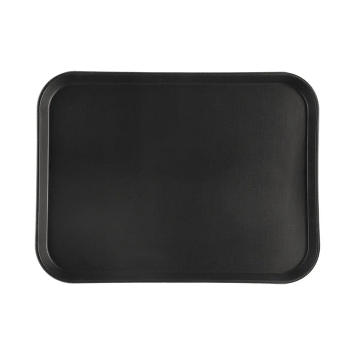 CAC China FGTD-1520BK Tray Fiberglass Rect. Black 20x15" Case of 12 Pcs