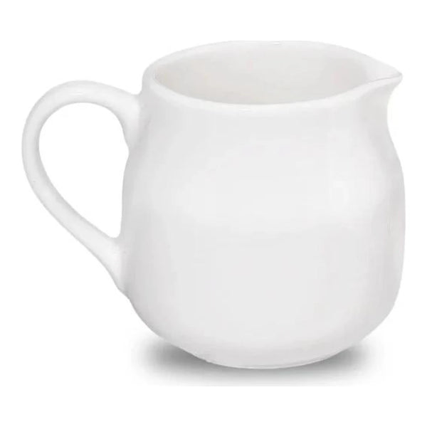 Furtino England Finesse 7.7oz/23cl White Round Porcelain Creamer, Pack of 12