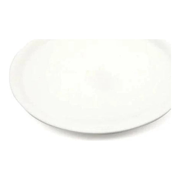 Furtino England Finesse 13"/33 cm White Round Porcelain Pizza Plate, Pack of 12