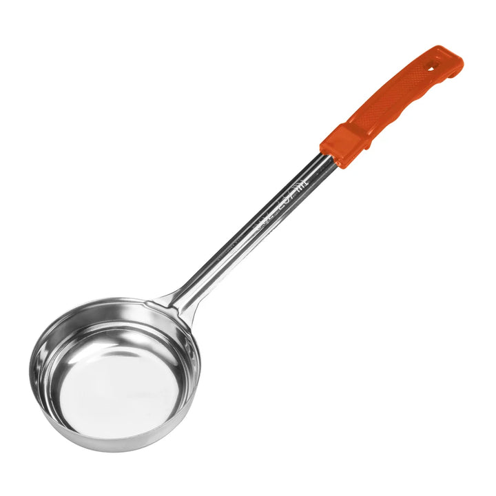 Prime One-Piece Stainless Steel Solid Food Portioner, Orange 8 oz.