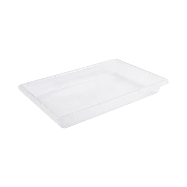 CAC China FS1F-3C Food Storage Box PC Full Size Clear 26x18x3" Case of 6 Pcs