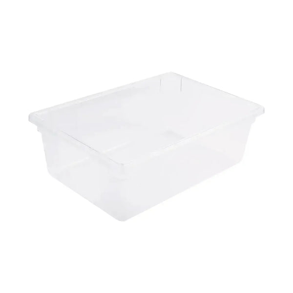 CAC China FS1F-9C Food Storage Box PC Full Size Clear 26x18x9" Case of 4 Pcs