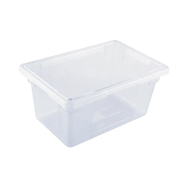 CAC China FS1H-9C Food Storage Box PC Half Size Clear 18x12x9" Case of 6 Pcs