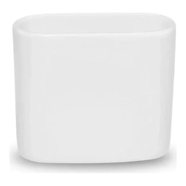 Furtino England Finesse White Rectangle Porcelain Sugar Holder, Pack of 12