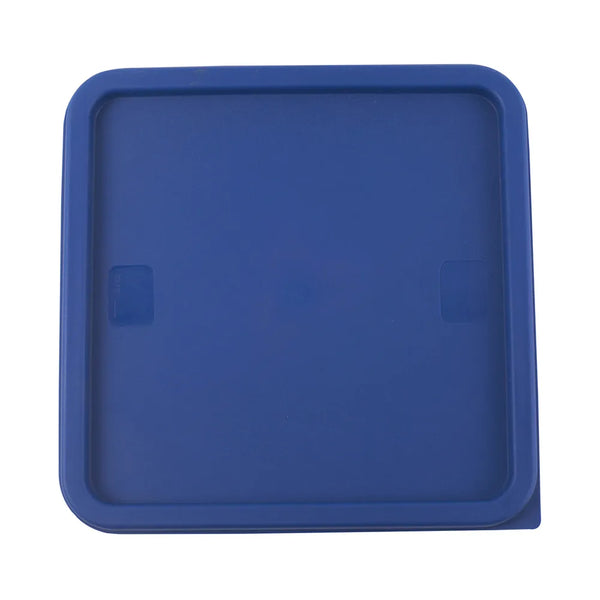 CAC China FSSQ-1282CV-BL Cover Food Storage Container Square Blue for 12QT, 18QT & 22QT Case of 6 Pcs