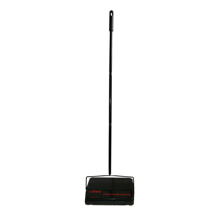 Winco FSW-11 Carpet/Floor Sweeper with Steel Handle, 11"