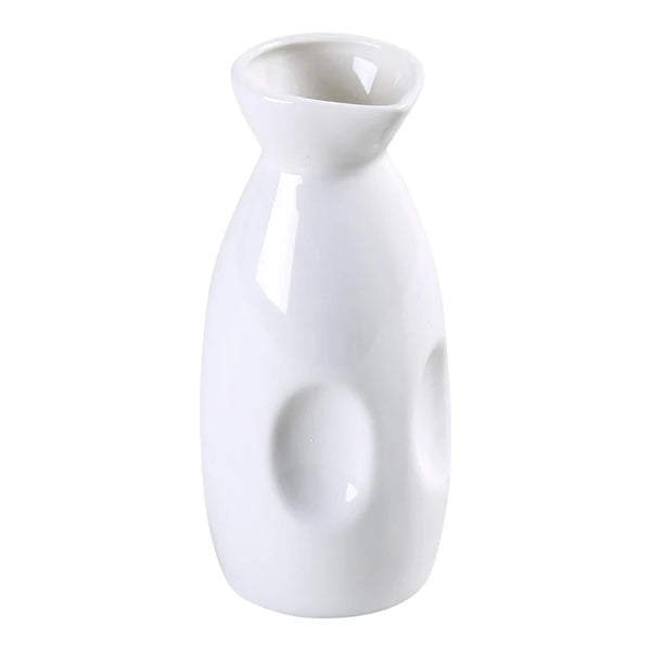 Yanco FU-907 Fuji 1.75" Wine/Sake Pot in White Porcelain, 7.5oz - Pack of 36