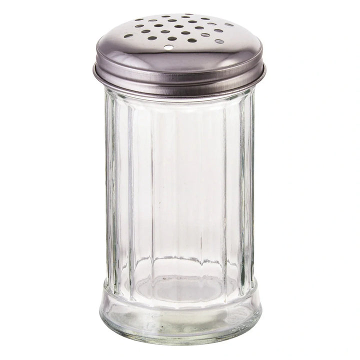 Winco G-103 Cheese/Spice Shaker, 12oz, Perforated Tops