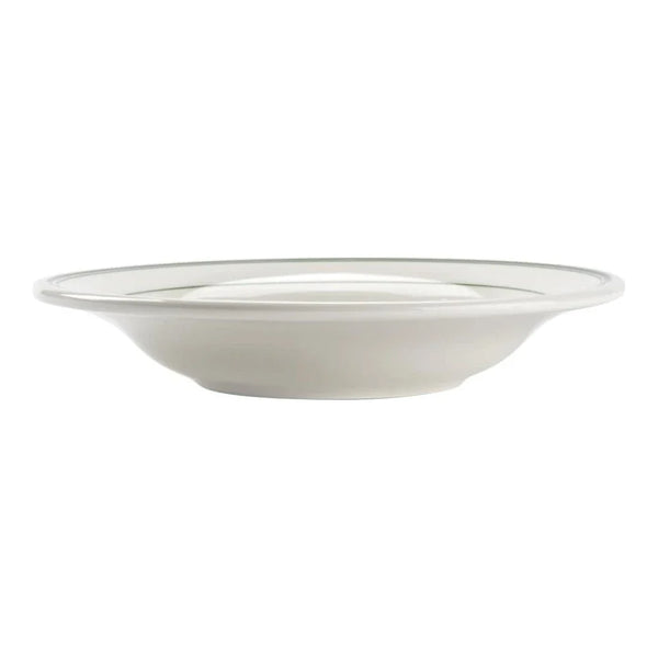 Yanco GB-125 Green Band 12.75" Pasta Bowl in White Ceramic, 30oz - Pack of 12