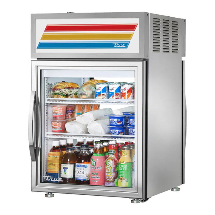 True GDM-05PT-S-HC-TSL01 Pass Thru Refrigerated Merchandiser