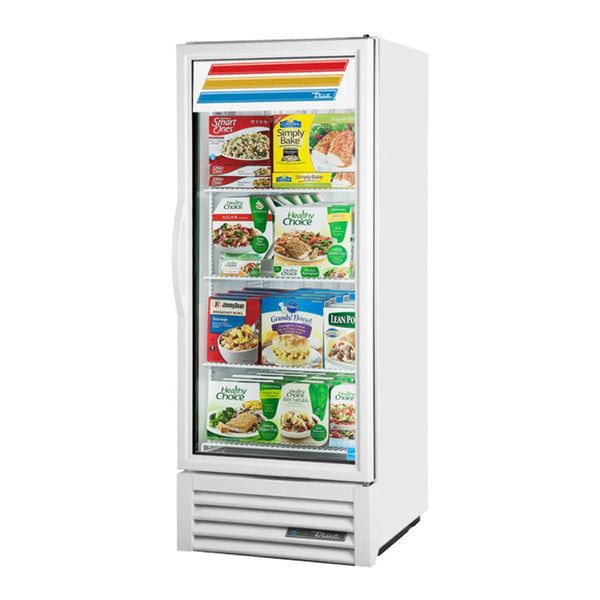 True GDM-12F-HC-TSL01_WH One Section Freezer Merchandiser