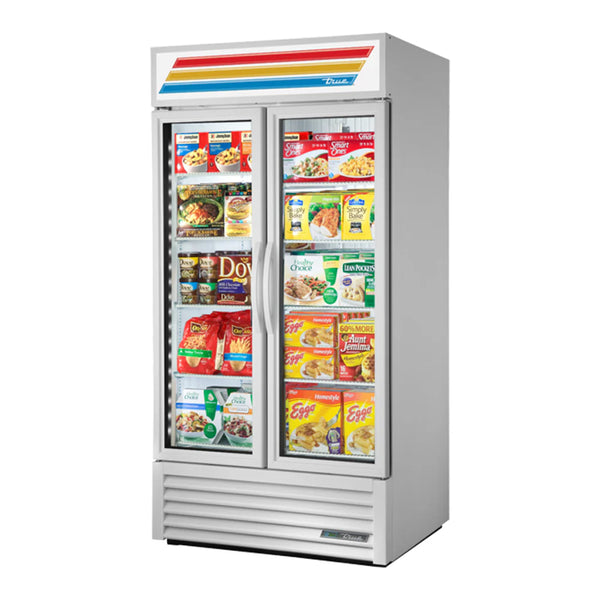 True GDM-35F-HC-TSL01 Two Section Freezer Merchandiser