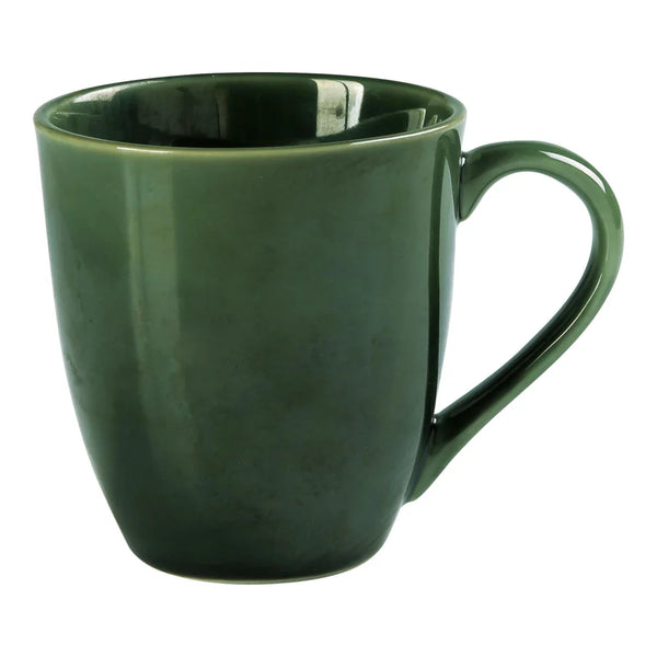 Yanco GG-001 Green Gem 3.63" Mug in Green Porcelain, 12oz - Pack of 36