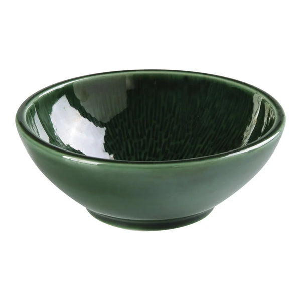 Yanco GG-806 Green Gem 6.13" Round Nappie Bowl in Green Porcelain, 14oz - Pack of 36