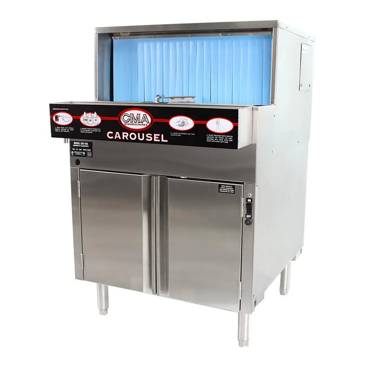 CMA Dishmachine GL-C Low Temperature Chemical Sanitizing Undercounter Glasswasher with ScrapTrap, 1 Phase, 220V, 60Hz