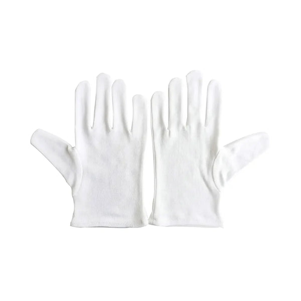 CAC China GLCT-1L Service Glove Cotton White 12-PC L Case of 12 Pcs