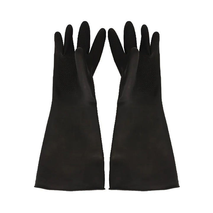 CAC China GLLX-2KL Glove Latex Black Large /Each