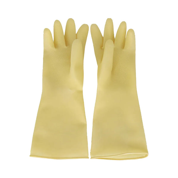 CAC China GLLX-2YS Glove Latex Yellow Small /Each